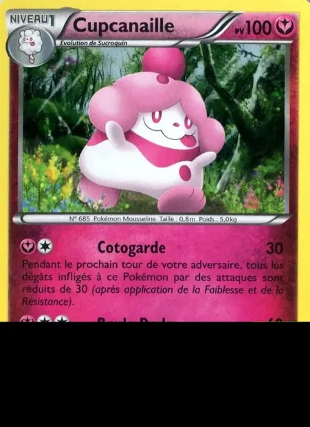 Cupcanaille, carte Pokémon XY 15 — extension Promo XY