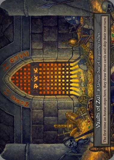 Vaults of Zul, carte Sorcery ALP 407 — extension Alpha