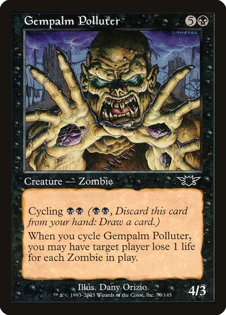 Gempalm Polluter, Magic card LGN 70 — Legions set