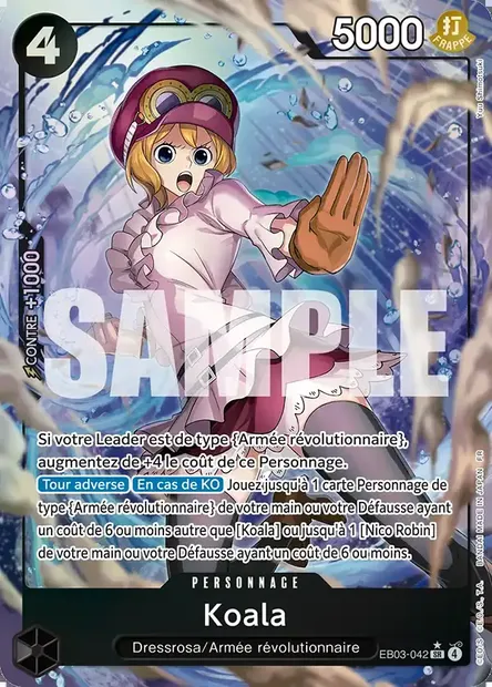 Koala, carte One Piece EB03-042 — extension ONE PIECE HEROINES EDITION