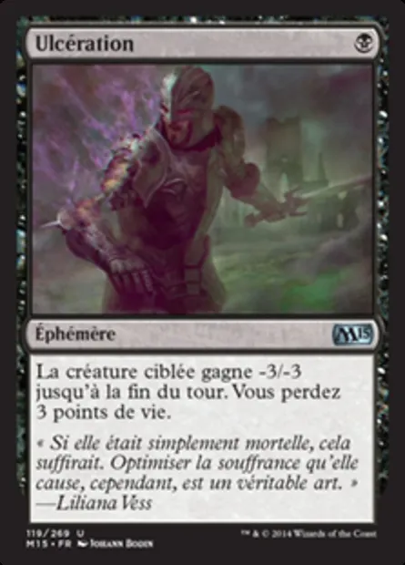 Ulcération, carte Magic M15 119 — extension Magic 2015