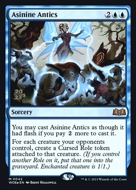 Asinine Antics, Magic card PWOE 42s — Wilds of Eldraine Promos set