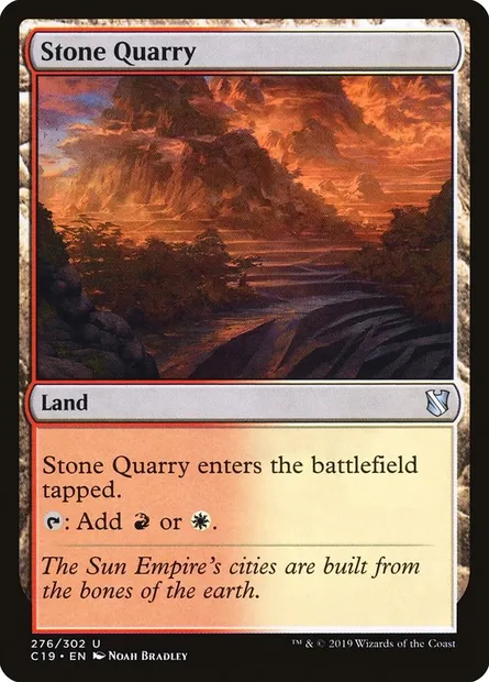 Stone Quarry, Magic card C19 276 — Commander 2019 set