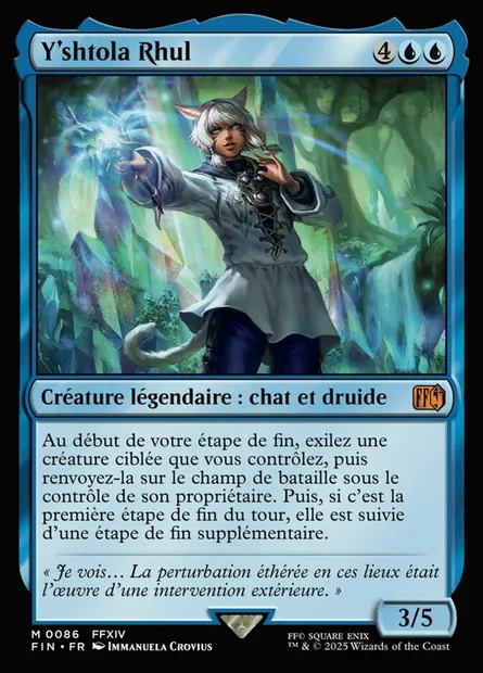 Y'shtola Rhul, carte Magic FIN 86 — extension Final Fantasy