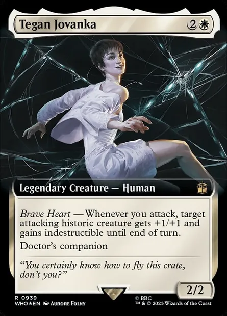 Tegan Jovanka, carte Magic WHO 939 — extension Doctor Who