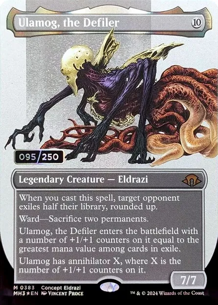 Ulamog, the Defiler, Magic card MH3 383z — Modern Horizons 3 set