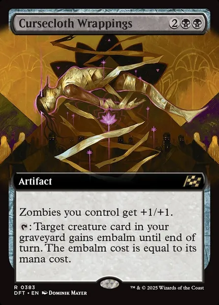 Cursecloth Wrappings, Magic card DFT 383 — Aetherdrift set