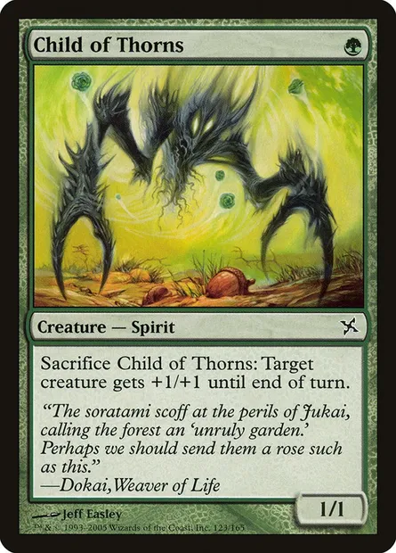 Child of Thorns, Magic card BOK 123 — Betrayers of Kamigawa set