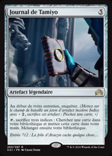 Journal de Tamiyo, carte Magic SOI 265 — extension Ténèbres sur Innistrad