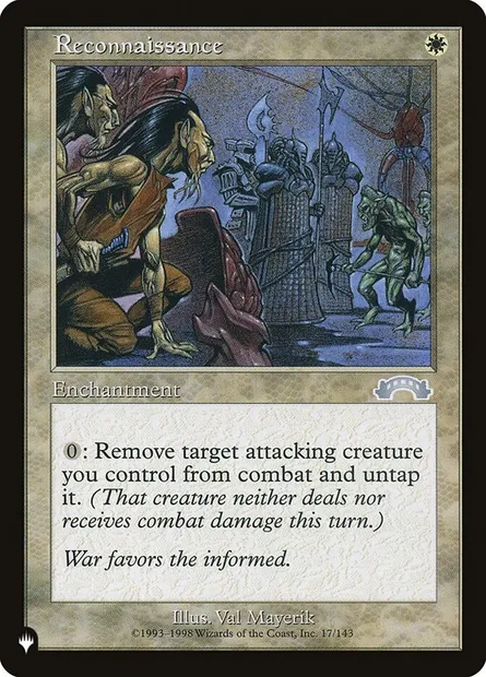 Reconnaissance, carte Magic PLST EXO-17 — extension The List