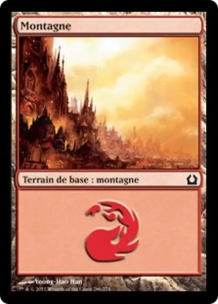 Montagne, carte Magic RTR 266 — extension Retour à Ravnica