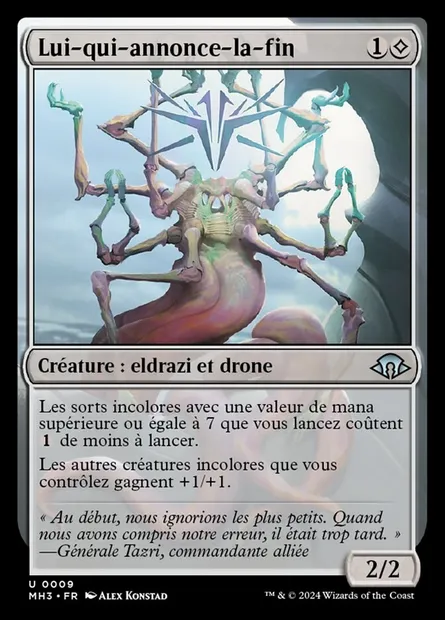 Lui-qui-annonce-la-fin, carte Magic MH3 9 — extension Modern Horizons 3