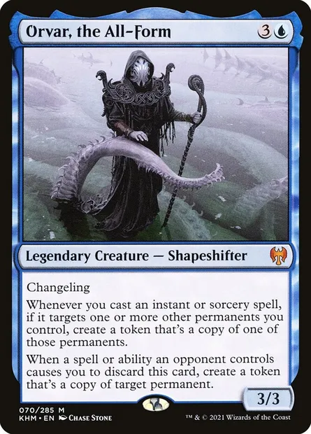 Orvar, the All-Form, Magic card KHM 70 — Kaldheim set