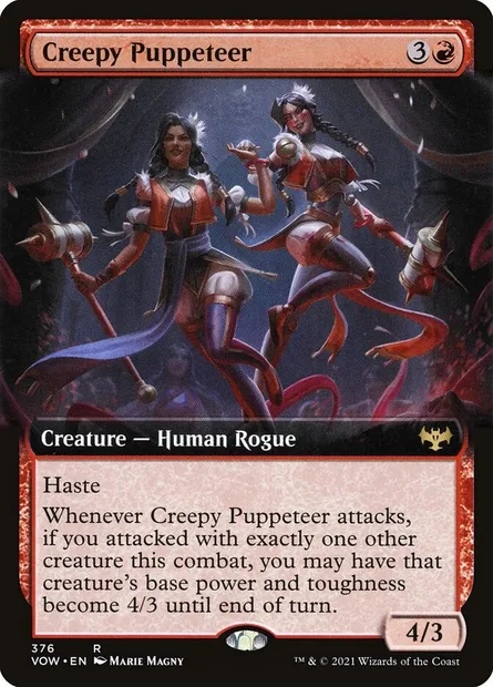 Creepy Puppeteer, Magic card VOW 376 — Innistrad: Crimson Vow set
