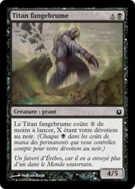 Titan fangebrume, carte Magic BNG 76 — extension Créations divines