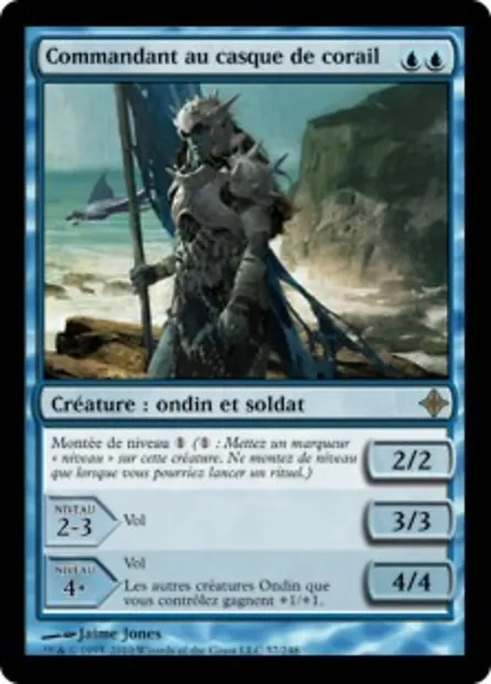 Commandant au casque de corail, carte Magic ROE 57 — extension L'ascension des Eldrazi