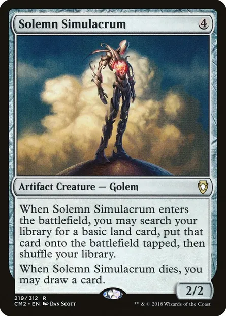 Solemn Simulacrum, Magic card CM2 219 — Commander Anthology Volume II set