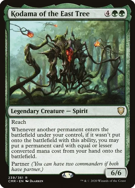 Kodama of the East Tree, Magic card CMR 239 — Commander Legends set