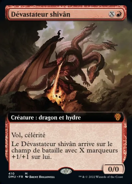 Dévastateur shivân, carte Magic DMU 410 — extension Dominaria Uni
