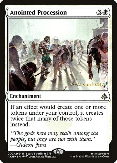 Anointed Procession, Magic card PAKH 2s — Amonkhet Promos set