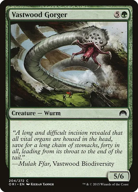 Vastwood Gorger, Magic card ORI 204 — Magic Origins set