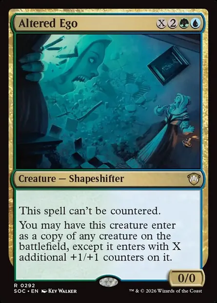 Altered Ego, Magic card SOC 292 — Secrets of Strixhaven Commander set