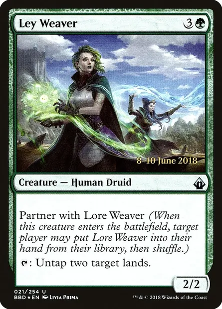 Ley Weaver, carte Magic PBBD 21s — extension Battlebond Promos