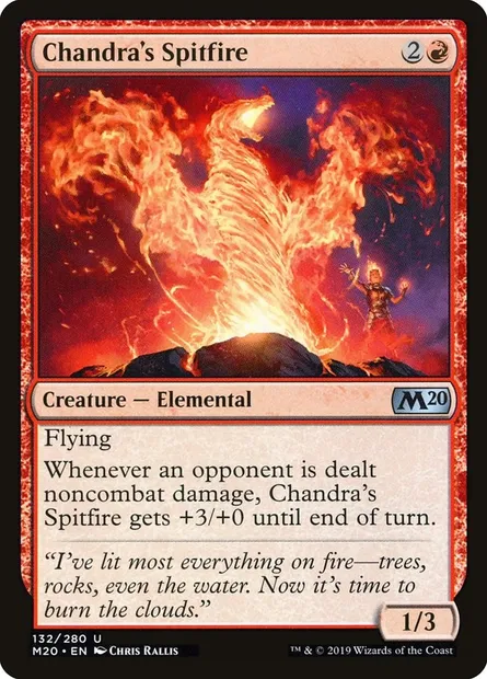 Chandra's Spitfire, Magic card M20 132 — Core Set 2020 set