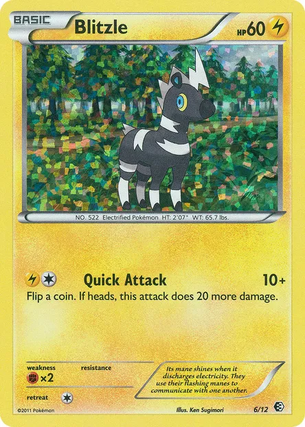 Blitzle, Pokémon card MCD11 6 — McDonald's Collection 2011 set