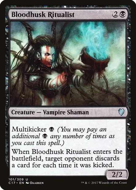 Bloodhusk Ritualist, Magic card C17 101 — Commander 2017 set