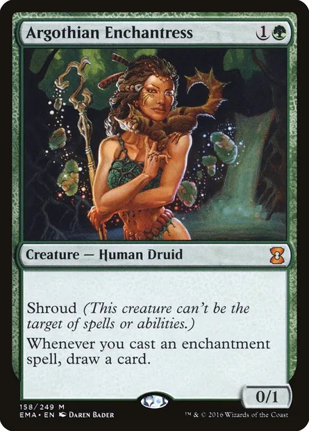 Enchanteresse Argothienne, carte Magic EMA 158 — extension Eternal Masters