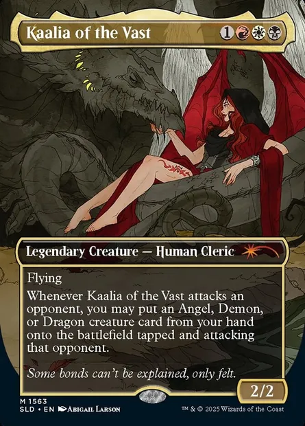 Kaalia de l'Immensité, carte Magic SLD 1563 — extension Secret Lair Drop