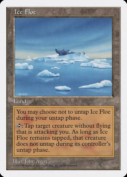 Ice Floe, Magic card 5ED 420 — Fifth Edition set