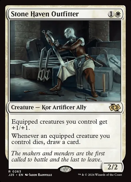 Stone Haven Outfitter, Magic card J25 263 — Foundations Jumpstart set
