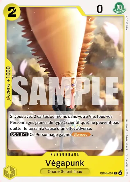 Végapunk, carte One Piece EB04-057 — extension EGGHEAD CRISIS