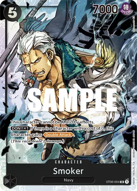 Smoker, carte One Piece ST06-004 — extension Absolute Justice