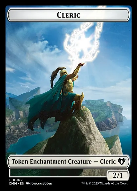 Cleric, Magic card TCMM 62 — Commander Masters Tokens set