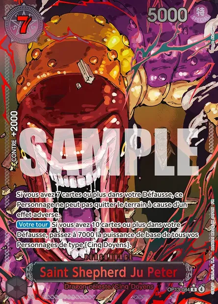 Saint Shepherd Ju Peter, carte One Piece OP13-084 — extension SUCCESSEURS