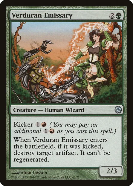 Verduran Emissary, Magic card DDE 43 — Duel Decks: Phyrexia vs. the Coalition set