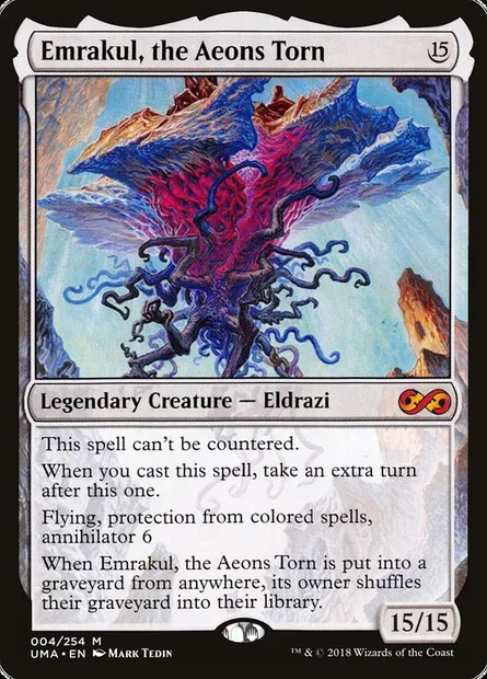 Emrakul, the Aeons Torn, Magic card UMA 4 — Ultimate Masters set