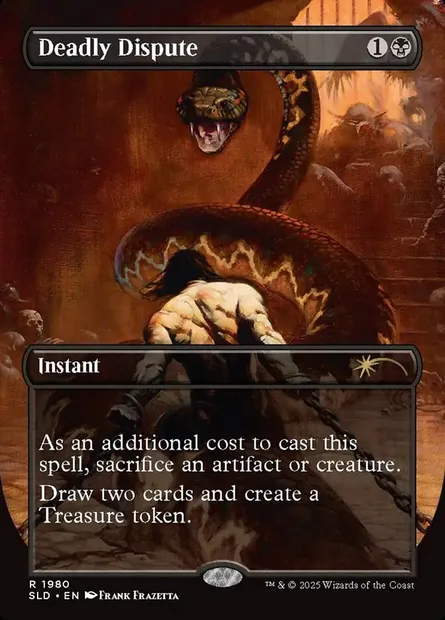 Deadly Dispute, Magic card SLD 1980 — Secret Lair Drop set