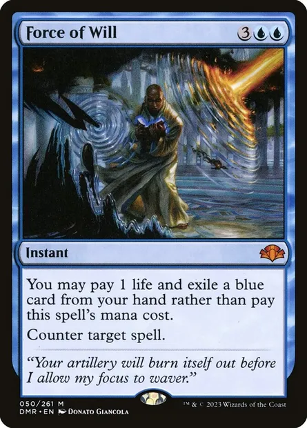 Force of Will, Magic card DMR 50 — Dominaria Remastered set