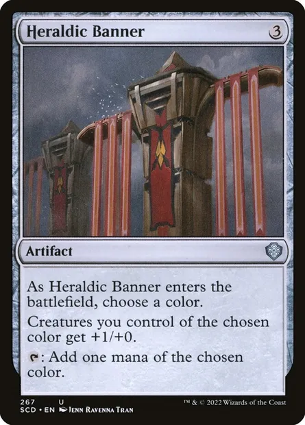 Heraldic Banner, Magic card SCD 267 — Starter Commander Decks set