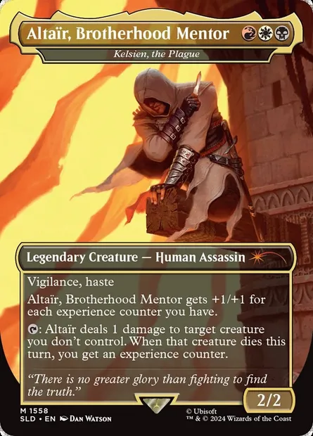 Kelsien, la Peste, carte Magic SLD 1558 — extension Secret Lair Drop