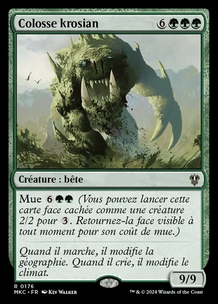 Colosse krosian, carte Magic MKC 176 — extension Murders at Karlov Manor Commander