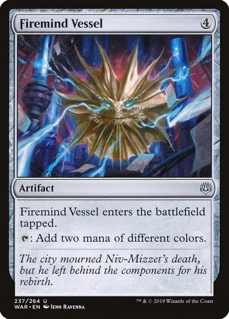 Firemind Vessel, Magic card WAR 237 — War of the Spark set