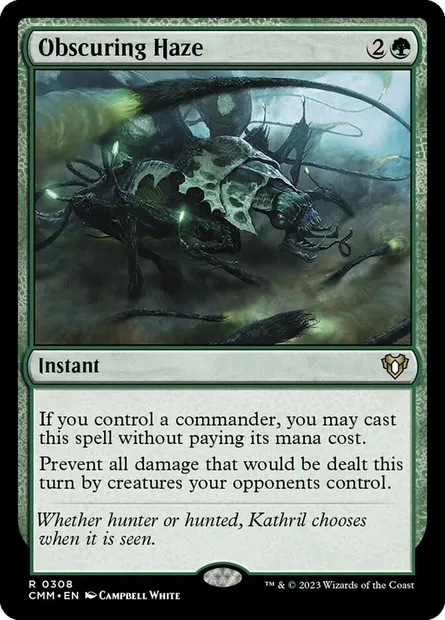 Obscuring Haze, Magic card CMM 308 — Commander Masters set