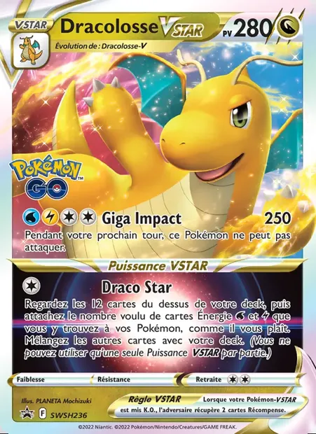 Dracolosse VSTAR, carte Pokémon SWSH 236 — extension Promo SWSH