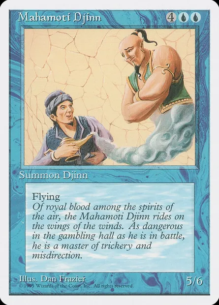 Mahamoti Djinn, Magic card 4ED 84 — Fourth Edition set