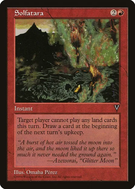 Solfatara, Magic card VIS 93 — Visions set